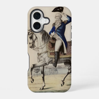 Funda Para iPhone 16 George Washington Antiguo a Caballo | EE. UU. 250