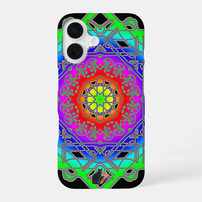 Funda Para iPhone 16 Glifo Espectro Heroico (Reverso )