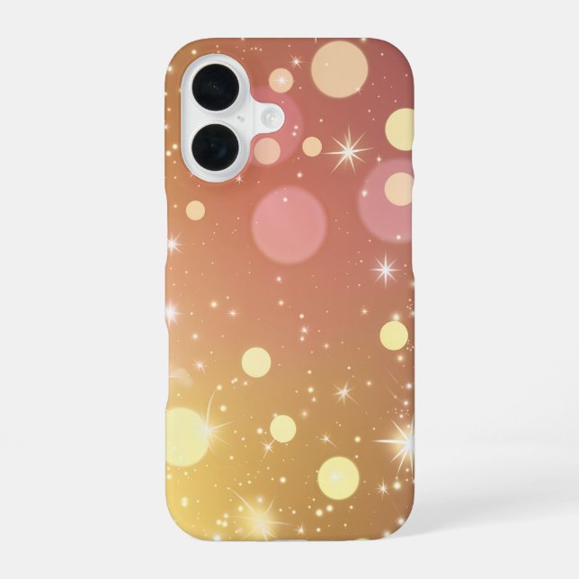 Funda Para iPhone 16 Glitter Starlight Bokeh (Reverso )