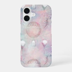 Funda Para iPhone 16 Globos de aire caliente Steampunk Vintage Femini