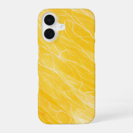 Funda Para iPhone 16 Golden Brushstrokes Phone Case