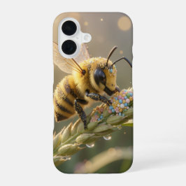 Funda Para iPhone 16 Golden Bumblebee in Bloom Dance.7