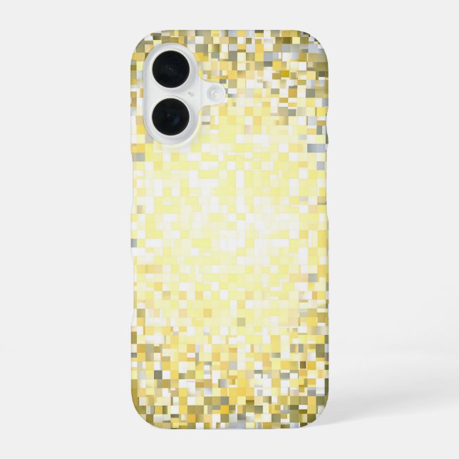 Funda Para iPhone 16 Golden Mosaic Glow (Reverso )