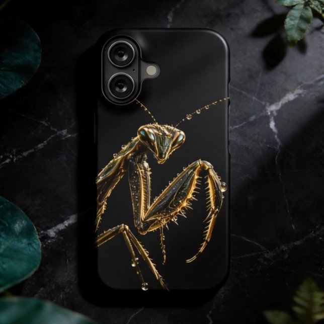 Funda Para iPhone 16 Golden praying mantis (Subido por el creador)