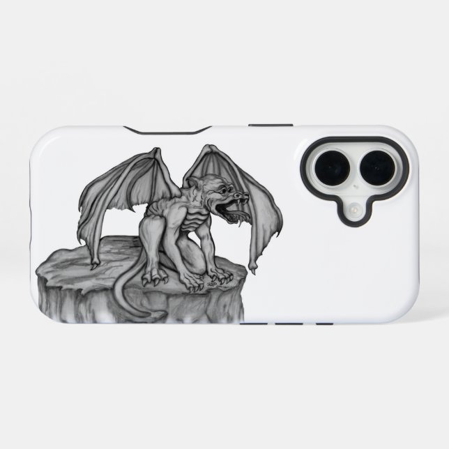 Funda Para iPhone 16 Golem Gárgola (Reverso Horizontal)