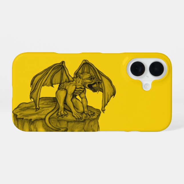 Funda Para iPhone 16 Golem Gárgola (Reverso Horizontal)