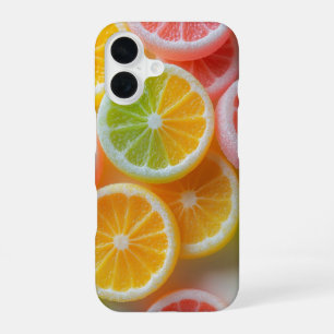 Funda Para iPhone 16 Gominolas Frutas Cítricas