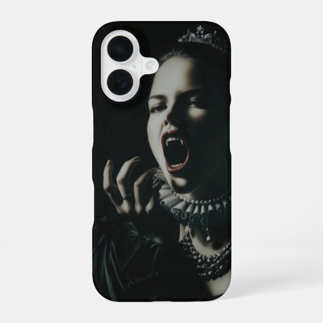 Funda Para iPhone 16 Gothic Vampire Queen Phone Case – Dark Fantasy Aes (Reverso )