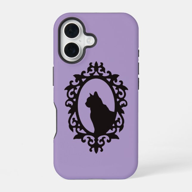 Funda Para iPhone 16 Gótico de gato (Reverso )