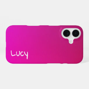 Funda Para iPhone 16 Grace en una línea: Silhouette de mariposa