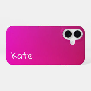Funda Para iPhone 16 Grace en una línea: Silhouette de mariposa