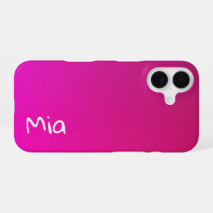 Funda Para iPhone 16 Grace en una línea: Silhouette de mariposa