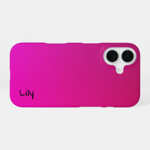 Funda Para iPhone 16 Grace en una línea: Silhouette de mariposa