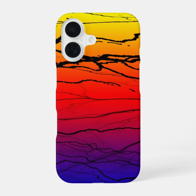 Funda Para iPhone 16 Gradiente abstracto (Reverso )