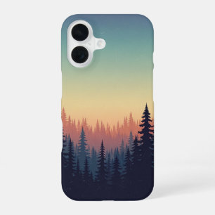 Funda Para iPhone 16 Gradiente de Bosque Vintage