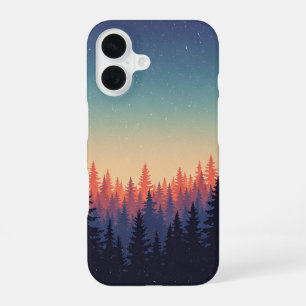 Funda Para iPhone 16 Gradiente de Bosque Vintage