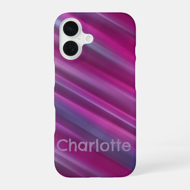 Funda Para iPhone 16 Gradiente de color rosa (Reverso )