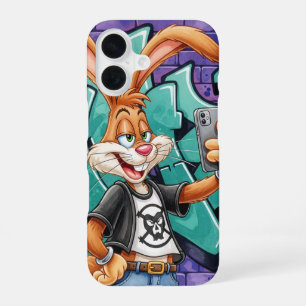 Funda Para iPhone 16 Graffiti y Selfie, por Natasha Us