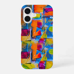 Funda Para iPhone 16 Grafiti de colores,