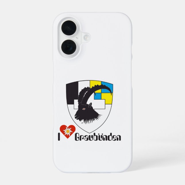 Funda Para iPhone 16 Graubünden Grischun Grigioni iPhone Hüllen (Reverso )