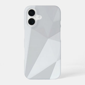 Funda Para iPhone 16 Gray Polygon Geometric Minimal
