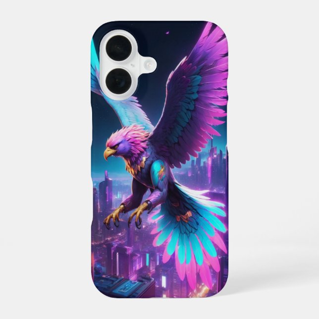 Funda Para iPhone 16 Grifo Cibernético (Reverso )