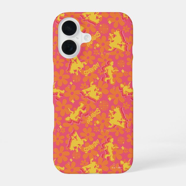 Funda Para iPhone 16 Groovy Disco Scooby-Doo Pattern (Reverso )
