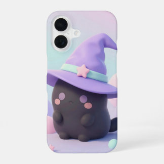 Funda Para iPhone 16 Grumpy Little Witch Pastel Halloween Case