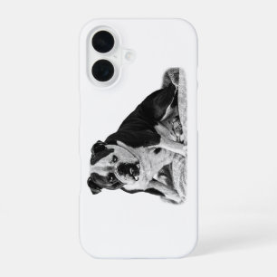 Funda Para iPhone 16 Guardia cotidiana, Bulldog suave
