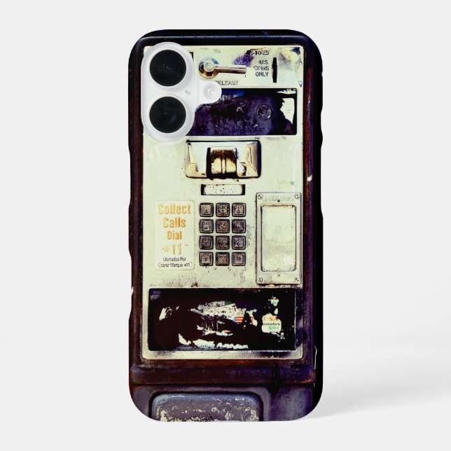 Funda Para iPhone 16 GUAY Abandonó Payphone (Reverso )