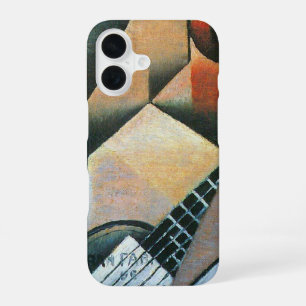 Funda Para iPhone 16 Guitarra (Banjo) y Gafas, Juan Gris, Arte Antiguo