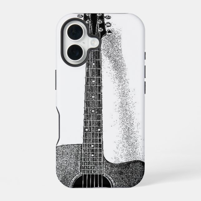 Funda Para iPhone 16 Guitarra clásica (Reverso )