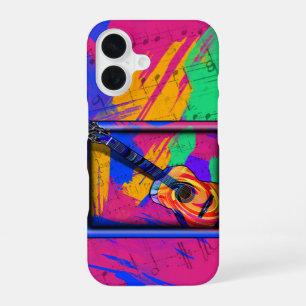 FUNDA PARA iPhone 16 GUITARRA GROOVY
