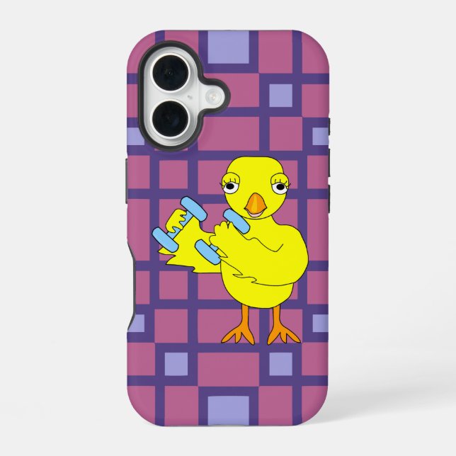 Funda Para iPhone 16 Gym Chick (Reverso )