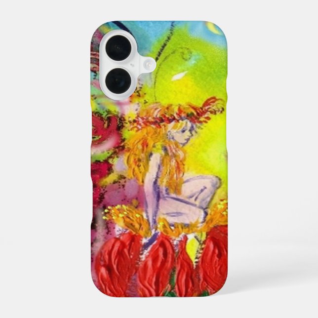 Funda Para iPhone 16 HADA DEL AMANECER Fantasía (Reverso )