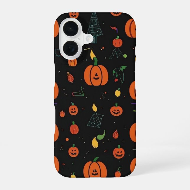 Funda para IPhone 16 Halloween (Reverso )