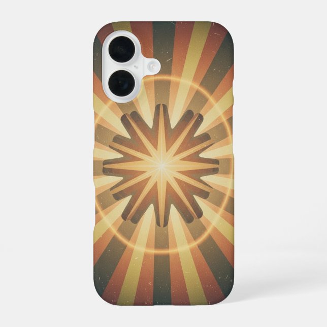 Funda Para iPhone 16 Halo Estelar Vintage (Reverso )