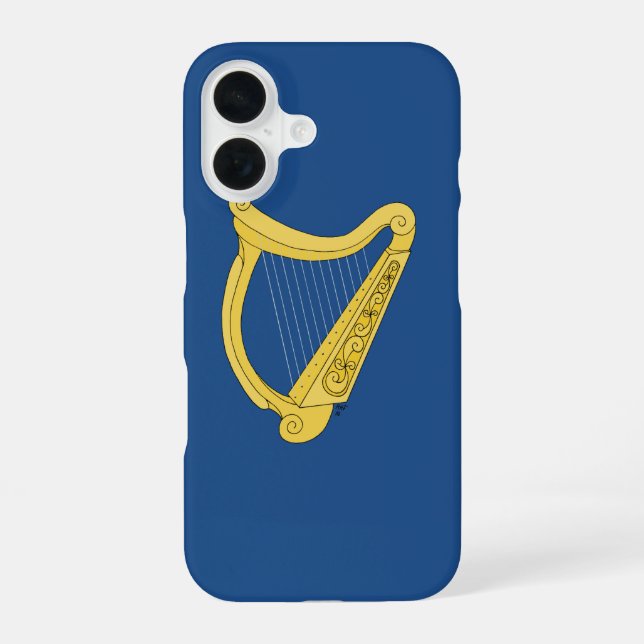 Funda Para iPhone 16 Harp irlandés (Reverso )