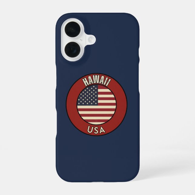 Funda Para iPhone 16 Hawái Estados Unidos de América (Reverso )