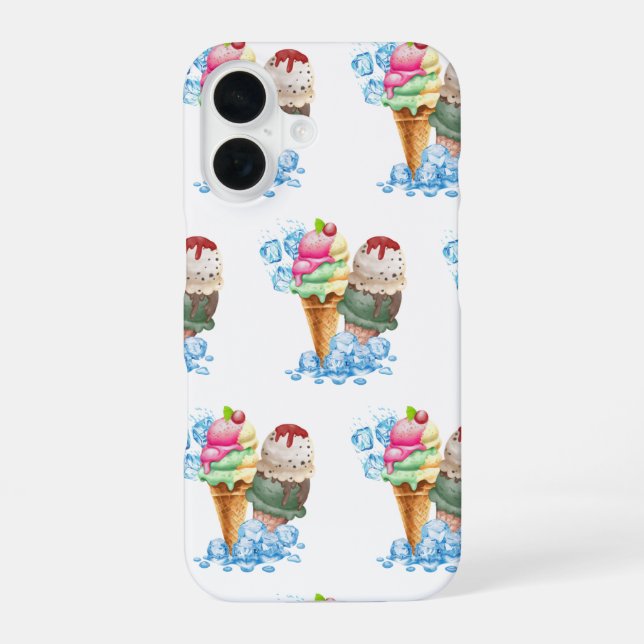 Funda Para iPhone 16 helado (Reverso )