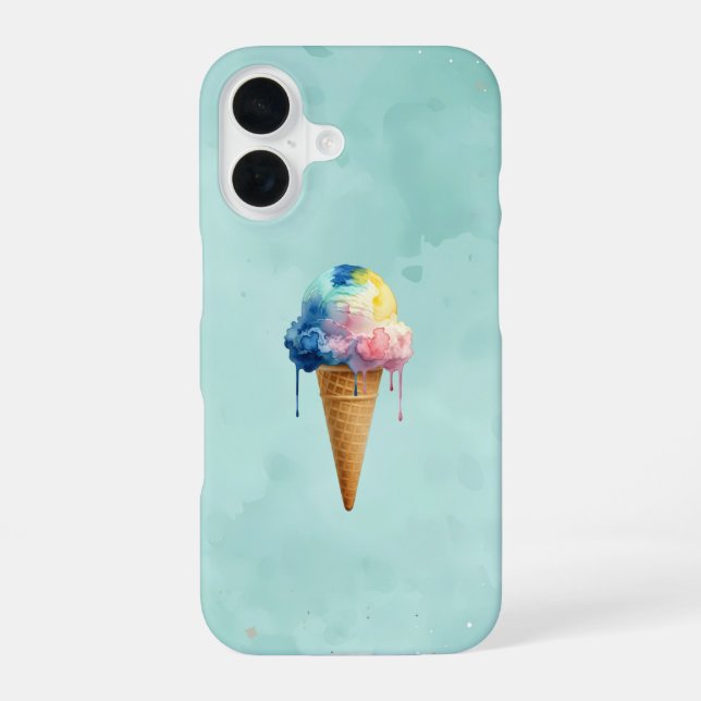 Funda Para iPhone 16 Helado (Reverso )