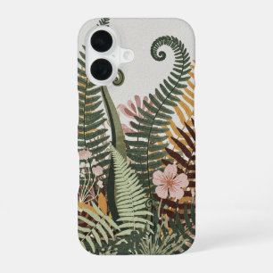 Funda Para iPhone 16 Helechos Botánicos Vintage