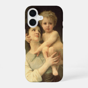 Funda Para iPhone 16 Hermano y hermana de William Adolphe Bouguereau