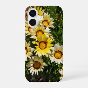 Funda Para iPhone 16 Hermosas flores amarillas de Gazania en el jardín