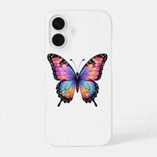 Funda Para iPhone 16 Hermoso caso de Iphone 16 con imagen de mariposa