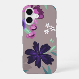 Funda Para iPhone 16 Hermoso Follaje Pintado a Mano