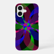 Funda para iPhone 16 híbrida geométrica 3D 2D