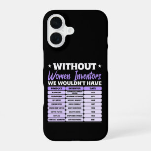Funda Para iPhone 16 Historia de mujeres inventoras, Día de la Mujer Mo