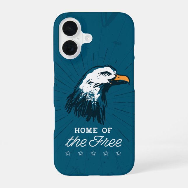Funda Para iPhone 16 Hogar de los libres (Reverso )
