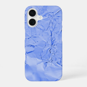 Funda Para iPhone 16 hoja azul brillante